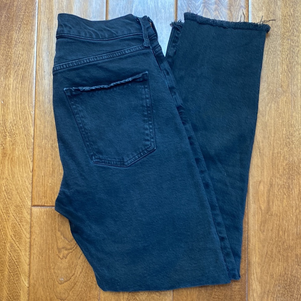Agolde Ankle High Rise Raw Hem Jeans 27